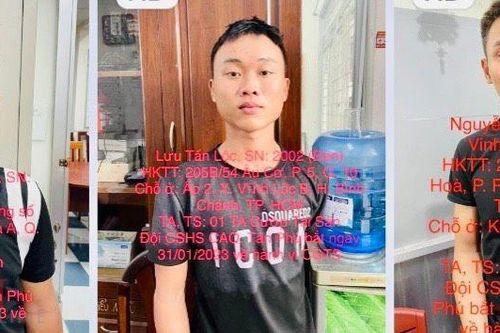 Bắt 2 băng nhóm gây ra hàng loạt vụ cướp giật ở TPHCM