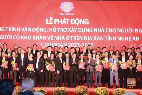 Nghệ An: Gần 518 tỷ đồng hỗ trợ xây dựng nhà cho người nghèo, người có hoàn cảnh khó khăn về nhà ở