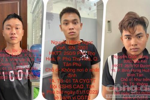 TPHCM: Xóa sổ băng nhóm dùng nhiều chiêu ngụy trang, gây ra 17 vụ cướp giật