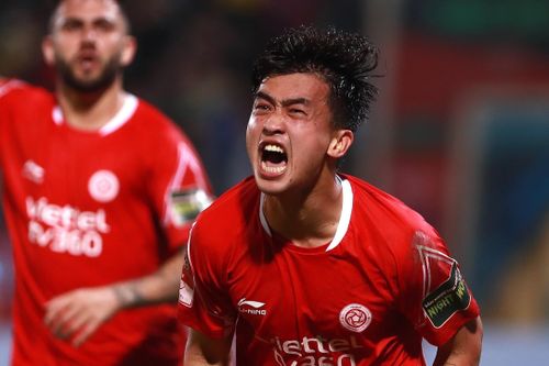 Danh Trung chờ 3 năm để ghi bàn đầu tiên tại V.League
