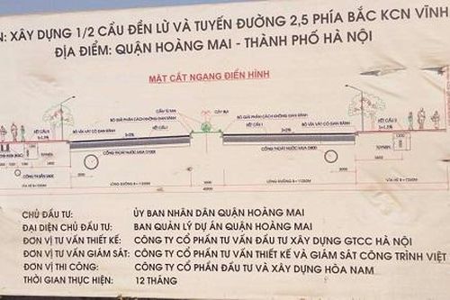 Quận Hoàng Mai: Bàn giao mặt bằng dự án đường 2,5