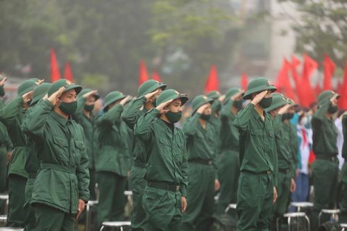 Huyện Ứng Hòa: Tưng bừng khí thế của ngày hội giao quân