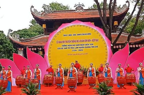 Tưng bừng khai hội truyền thống mùa xuân Côn Sơn - Kiếp Bạc năm 2023
