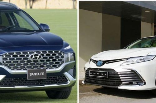 Tôi phân vân không biết nên mua xe Hyundai Santa Fe hay Toyota Camry