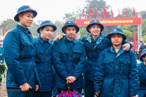 Tân binh Thủ đô rạng rỡ trong ngày lên đường nhập ngũ năm 2023