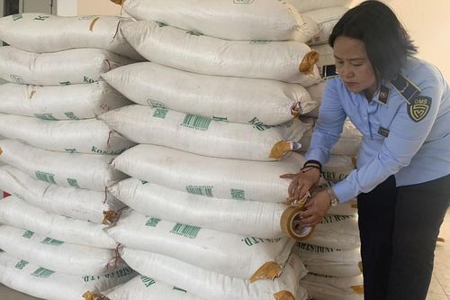 TP. Hồ Chí Minh: Phát hiện, tạm giữ gần 12 tấn đường cát nhập lậu