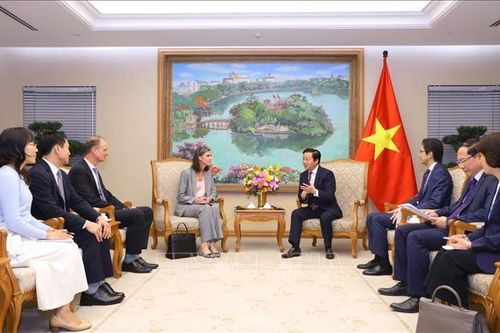 Phó Thủ tướng Trần Hồng Hà tiếp Giám đốc USAID và Trưởng đại diện UNDP tại Việt Nam