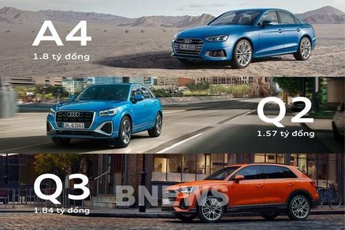 Audi Việt Nam ưu đãi cho khách mua các mẫu sedan và SUV cùng các mẫu xe điện