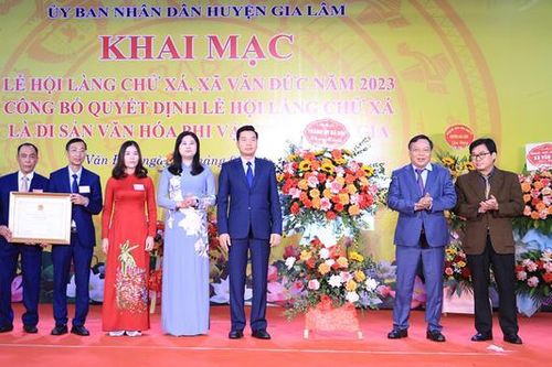 Lễ hội làng Chử Xá là Di sản văn hóa phi vật thể