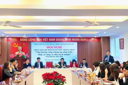 Thanh Xuân - Hoài Đức chung tay nâng cao chất lượng giáo dục