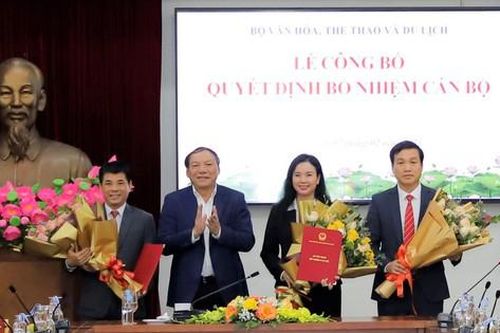 Bộ VHTTDL bổ nhiệm một loạt cán bộ theo cơ cấu tổ chức mới