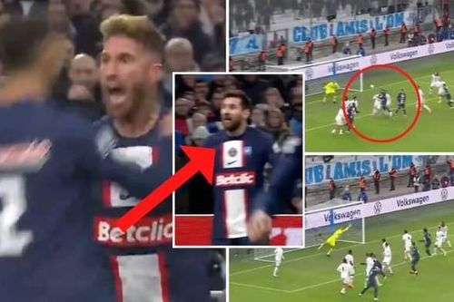 Messi khiến fan sốc với phản ứng bàn thắng của Sergio Ramos