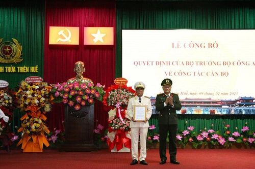 Thừa Thiên-Huế có tân Phó Giám đốc Công an tỉnh
