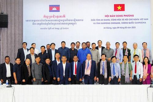 Đoàn công tác tỉnh Kampong Chhnang thăm tỉnh An Giang