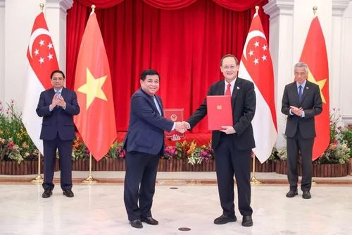 Việt Nam và Singapore thiết lập Quan hệ Đối tác kinh tế số - kinh tế xanh
