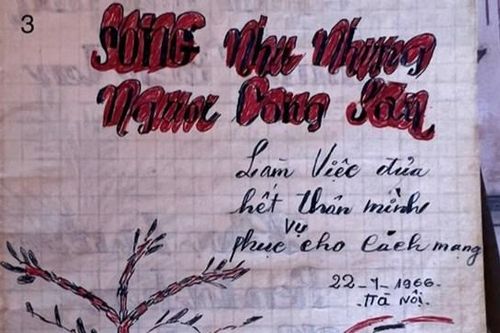 Những trang lưu bút của liệt sĩ Cao Văn Tuất được cựu binh Mỹ lưu giữ hơn 50 năm