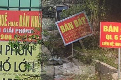 Nhà đất rao bán khắp nơi, vợ chồng lục đục vì 'ôm đất'