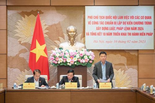 Năm 2023, dự kiến xây dựng 21 dự án luật, pháp lệnh