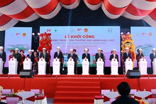Khởi công Trung tâm thương mại AEON đầu tiên tại miền Trung