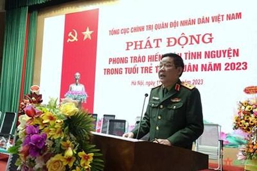 Phát động phong trào hiến máu tình nguyện trong tuổi trẻ toàn quân năm 2023