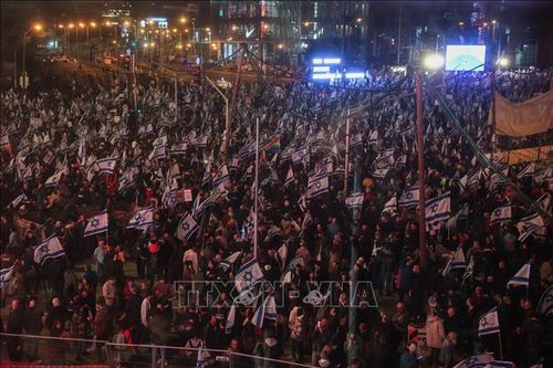 Israel: Người dân tiếp tục biểu tình lớn chống cải cách tư pháp