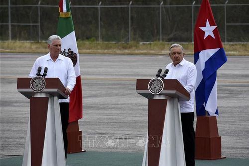 Chủ tịch Cuba thăm Mexico nhằm thắt chặt quan hệ song phương