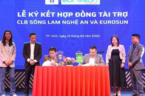 SLNA thêm nhà tài trợ tiếp sức cho V-League 2023