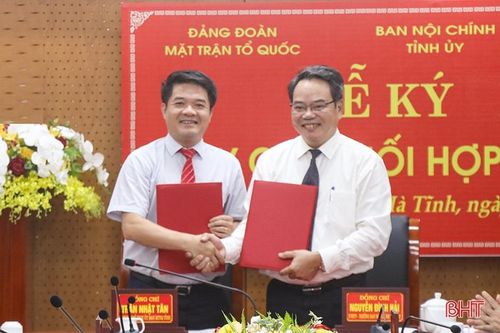 Phối hợp kiểm tra, giám sát, phòng chống tham nhũng trên địa bàn Hà Tĩnh