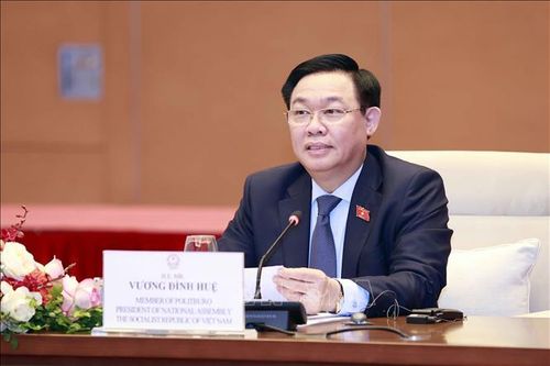 Chủ tịch Quốc hội làm việc với Đoàn doanh nghiệp Hội đồng Kinh doanh EU - ASEAN và EuroCham