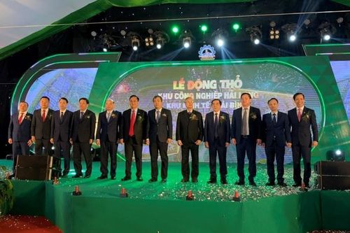 Thái Bình: Động thổ Khu công nghiệp Hải Long vốn đầu tư 2.214 tỷ đồng