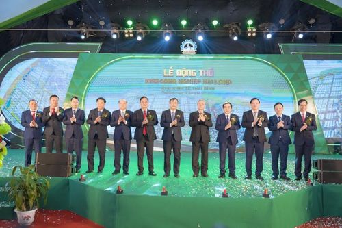 Động thổ khu công nghiệp Hải Long huyện Tiền Hải tỉnh Thái Bình