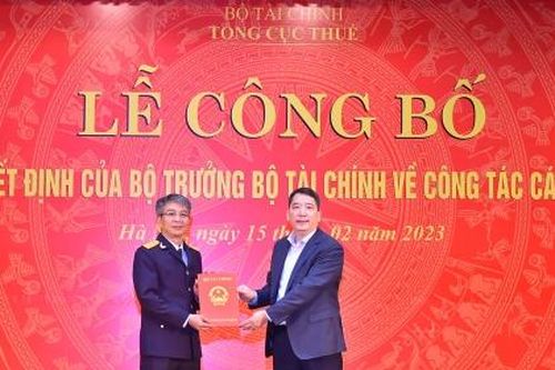 Công bố Quyết định bổ nhiệm quyền Tổng cục trưởng Tổng cục Thuế