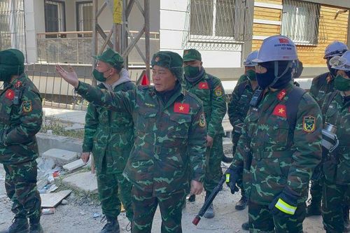 Lực lượng cứu hộ, cứu nạn của Việt Nam tại Thổ Nhĩ Kỳ tìm thấy hai vị trí có dấu hiệu sự sống