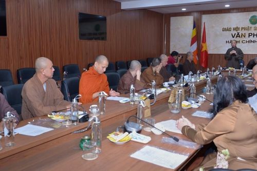 Thường trực Ban Từ thiện xã hội T.Ư GHPGVN họp chuẩn bị ra mắt nhân sự nhiệm kỳ 2022-2027