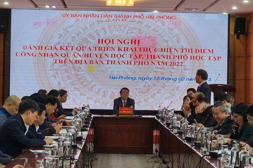 Hải Phòng: Đề nghị điều chỉnh bộ tiêu chí xây dựng quận, huyện học tập phù hợp