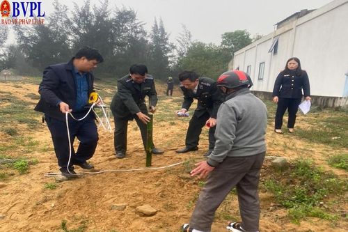VKSND huyện Lộc Hà kiểm sát việc chuyển giao quyền sử dụng đất