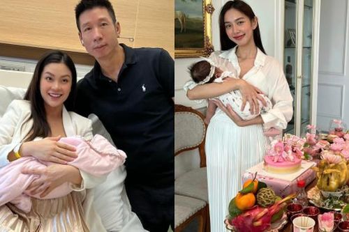 Thùy Tiên và dàn mỹ nhân dự tiệc đầy tháng con gái của Á hậu Diễm Trang