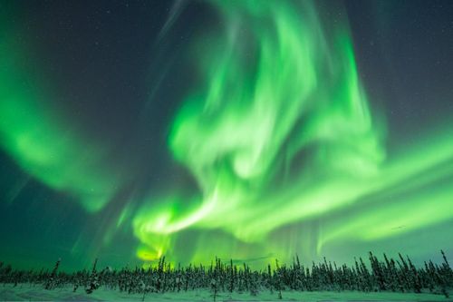 Ngắm cực quang tuyệt đẹp ở Alaska