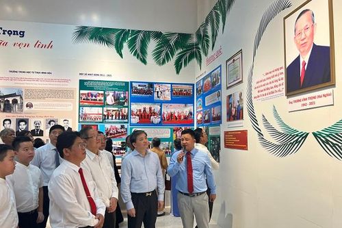 Trưng bày hơn 200 hình ảnh, tư liệu về cố Phó Thủ tướng Trương Vĩnh Trọng