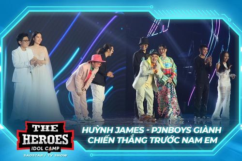 Huỳnh James - Pjnboys giành chiến thắng sít sao trước Nam Em