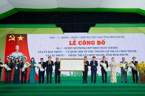 Thị xã Chơn Thành: Từng bước đến gần một ngưỡng cửa mới đầy cơ hội