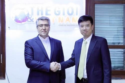 Đại sứ Iran thăm và làm việc với Báo Thế giới & Việt Nam