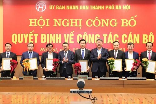 TP Hà Nội bổ nhiệm nhiều cán bộ chủ chốt