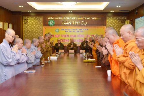Ban Giáo dục Phật giáo TP.HCM triển khai Phật sự 6 tháng đầu năm 2023