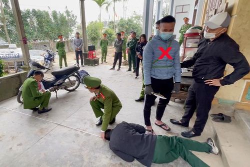 Kiểm sát thực nghiệm điều tra vụ sát hại 2 chú cháu tại nhà riêng
