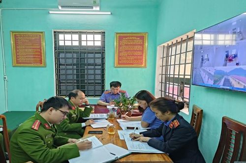 Trực tiếp kiểm sát tại Cơ quan thi hành án hình sự Công an huyện Lộc Hà