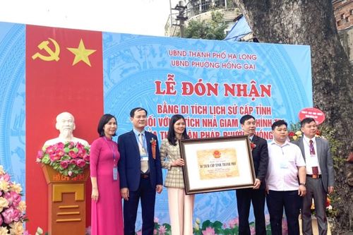 Nhà giam tù chính trị của thực dân Pháp tại Quảng Ninh được xếp hạng di tích lịch sử cấp tỉnh.