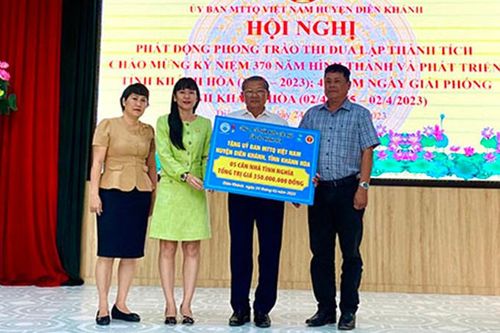 UBMTTQ Việt Nam huyện Diên Khánh: Phát động thi đua chào mừng kỷ niệm 370 năm xây dựng và phát triển tỉnh Khánh Hòa