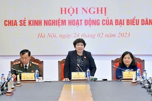 Hội nghị chia sẻ kinh nghiệm hoạt động của đại biểu dân cử