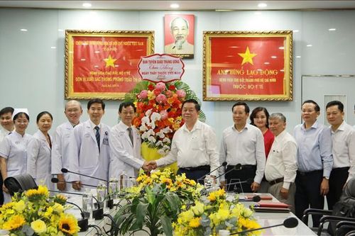 Trưởng Ban Tuyên giáo Trung ương thăm, chúc mừng các đơn vị y tế tại TP Hồ Chí Minh